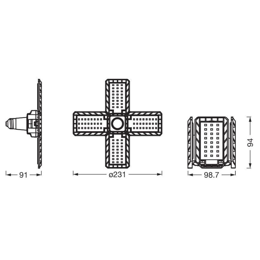 Lâmpada LED HIGHBAY E27/23W/230V 4000K - Ledvance