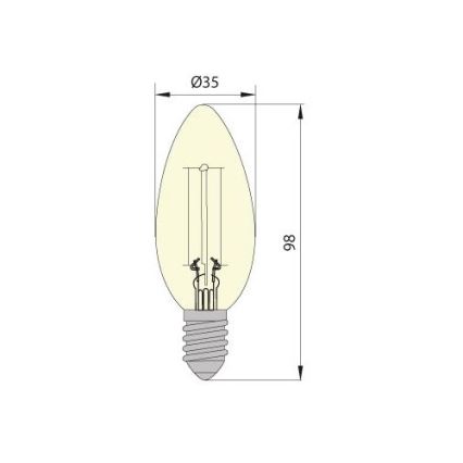 Lâmpada LED LEDSTAR CLASIC E14/5W/230V 3000K