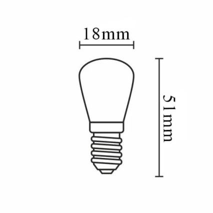 Lâmpada LED MINI E14/3,5W/230V 4000K