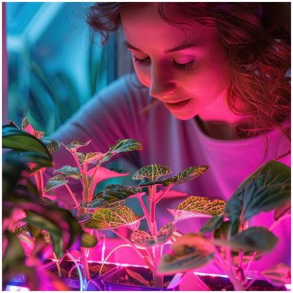 Lâmpada LED para crescimento de plantas PLANTY E27/24W/230V 1200K