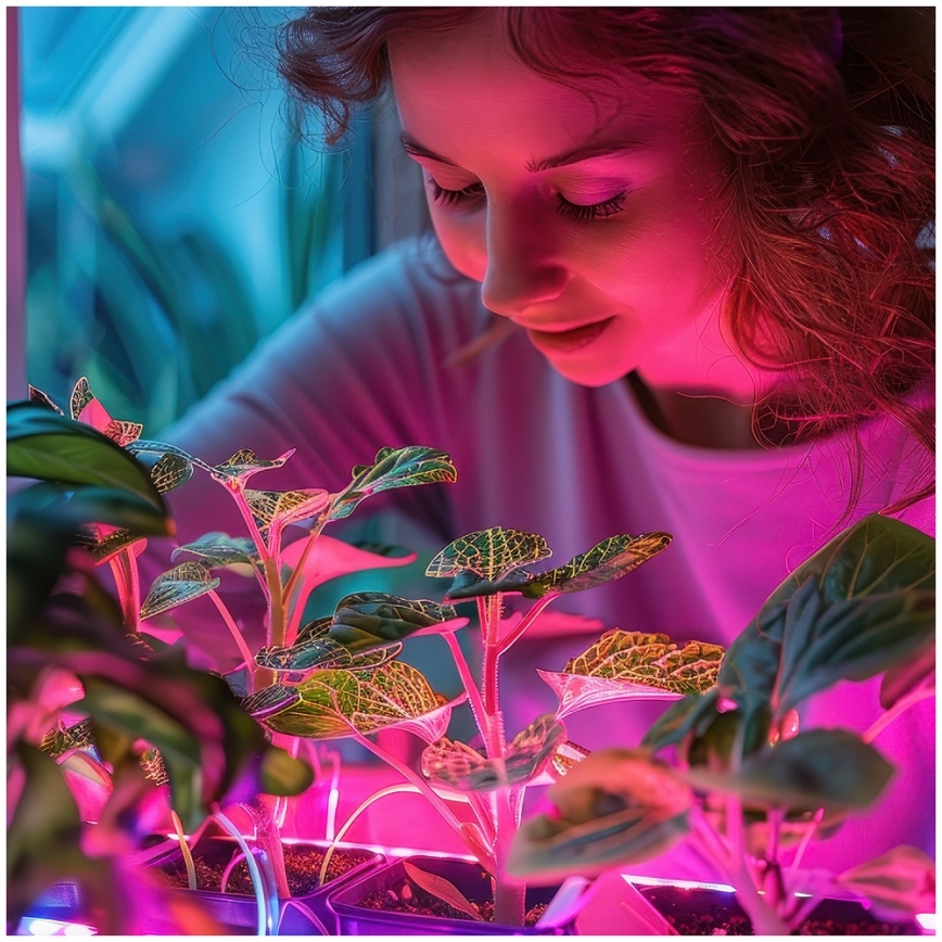 Lâmpada LED para crescimento de plantas PLANTY E27/24W/230V 1200K