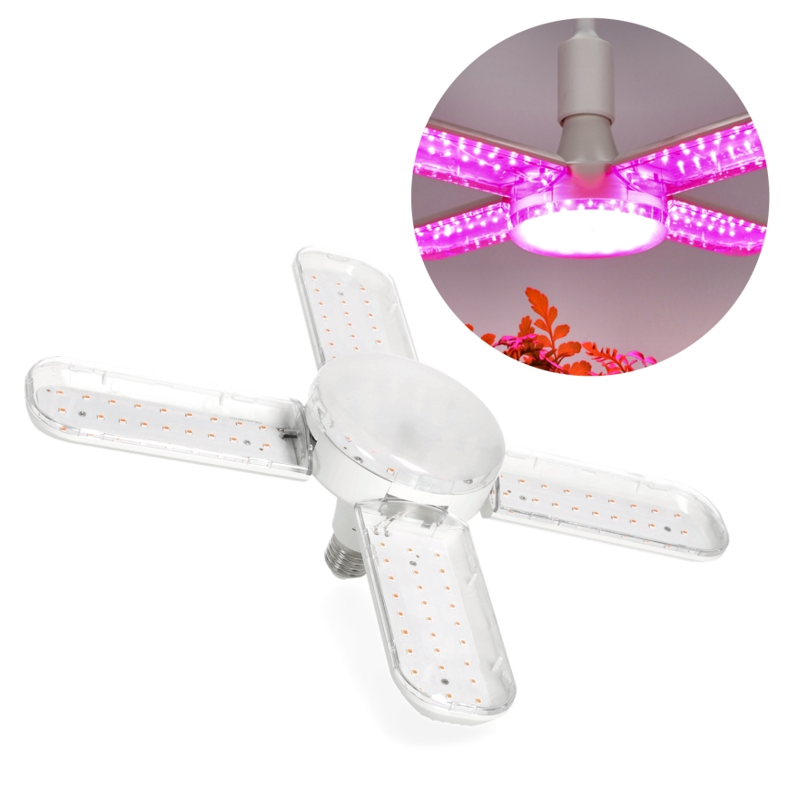 Lâmpada LED para crescimento de plantas PLANTY E27/24W/230V 1200K