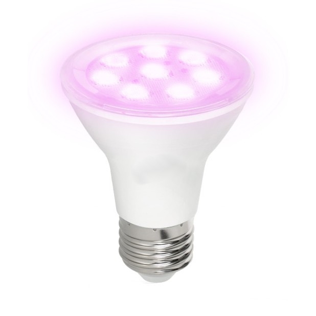 Lâmpada LED para crescimento de plantas PLANTY E27/7W/230V 1200K branca