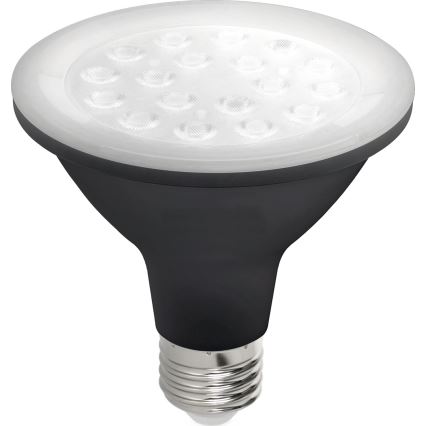 Lâmpada LED para crescimento de plantas VITABLOOM E27/9W/230V 1200K preto - Brilagi