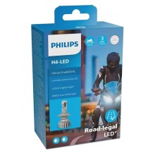 Lâmpada LED para mota Philips ULTION 11342 U6000 X1 H4 P43t-38/18W/12V 5800K