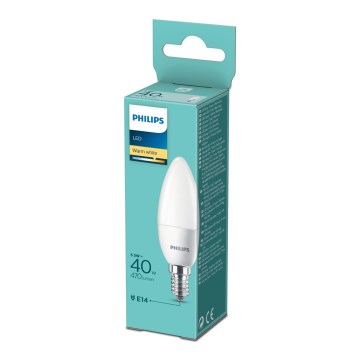 Lâmpada LED Philips B35 E14/5,5W/230V 2700K