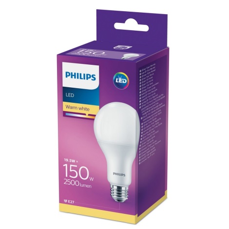 Lâmpada LED Philips E27/19W/230V 2700K