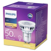 Lâmpada LED Philips GU10/4,6W/230V 2700K