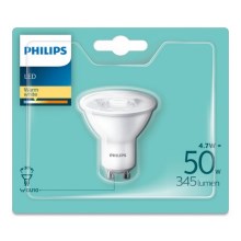 Lâmpada LED Philips GU10/4,7W/230V 2700K
