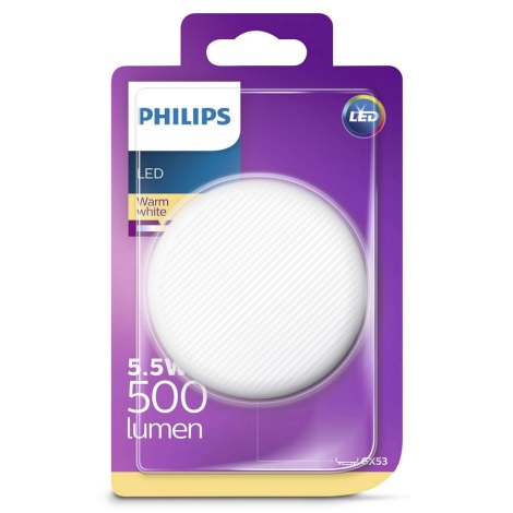 Lâmpada LED Philips GX53/5,5W/230V