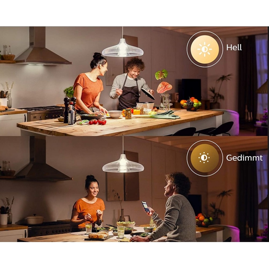 Lâmpada LED Philips Hue WHITE E67 E27/15,5W/230V