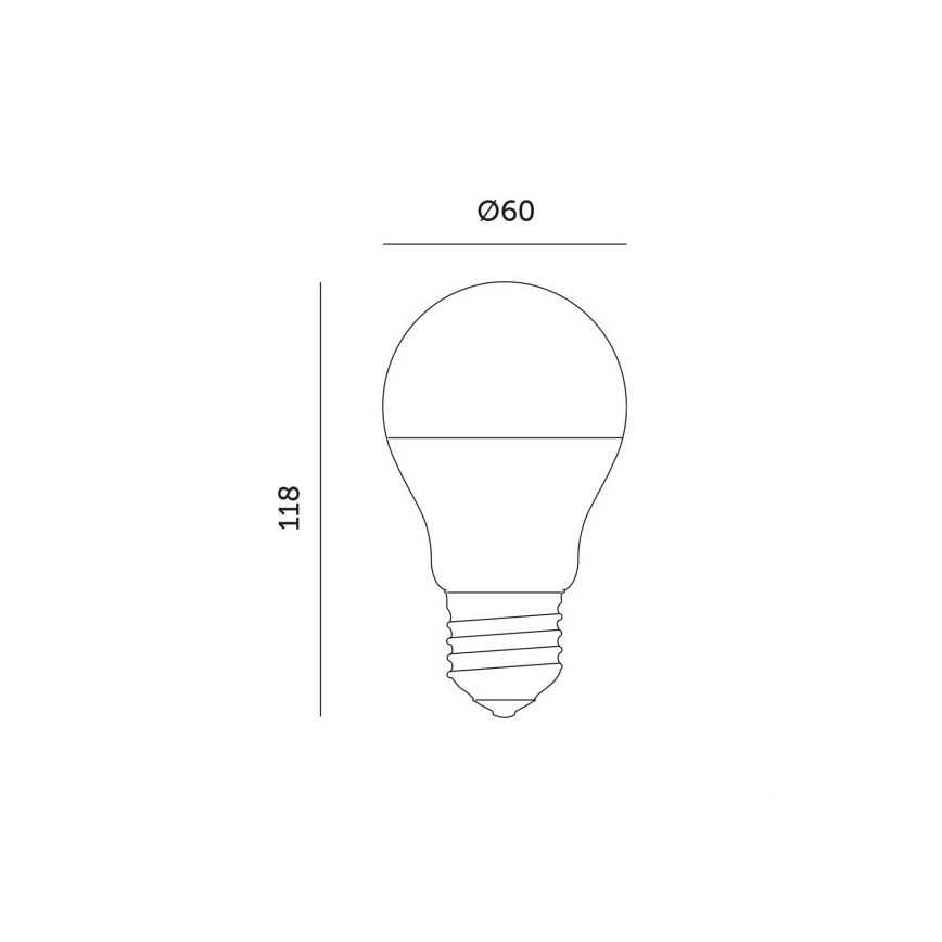 Lâmpada LED para crescimento de plantas PLANTY E27/11W/230V 1200K branca
