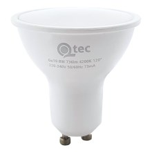 Lâmpada LED Qtec GU10/8W/230V 4200K
