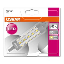 Lâmpada LED R7s/6,5W/230V 2700K comprimento 118mm - Osram