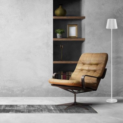 Lâmpada de pé recarregável LED dimmerizável 3 em 1 LED/4W/5V 4400 mAh 3000K IP54 branca