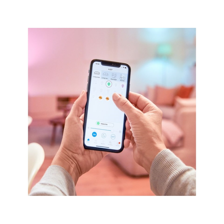 Lâmpada LED Regulável A60 E27/8W/230V 2700K CRI 90 Wi-Fi - WiZ