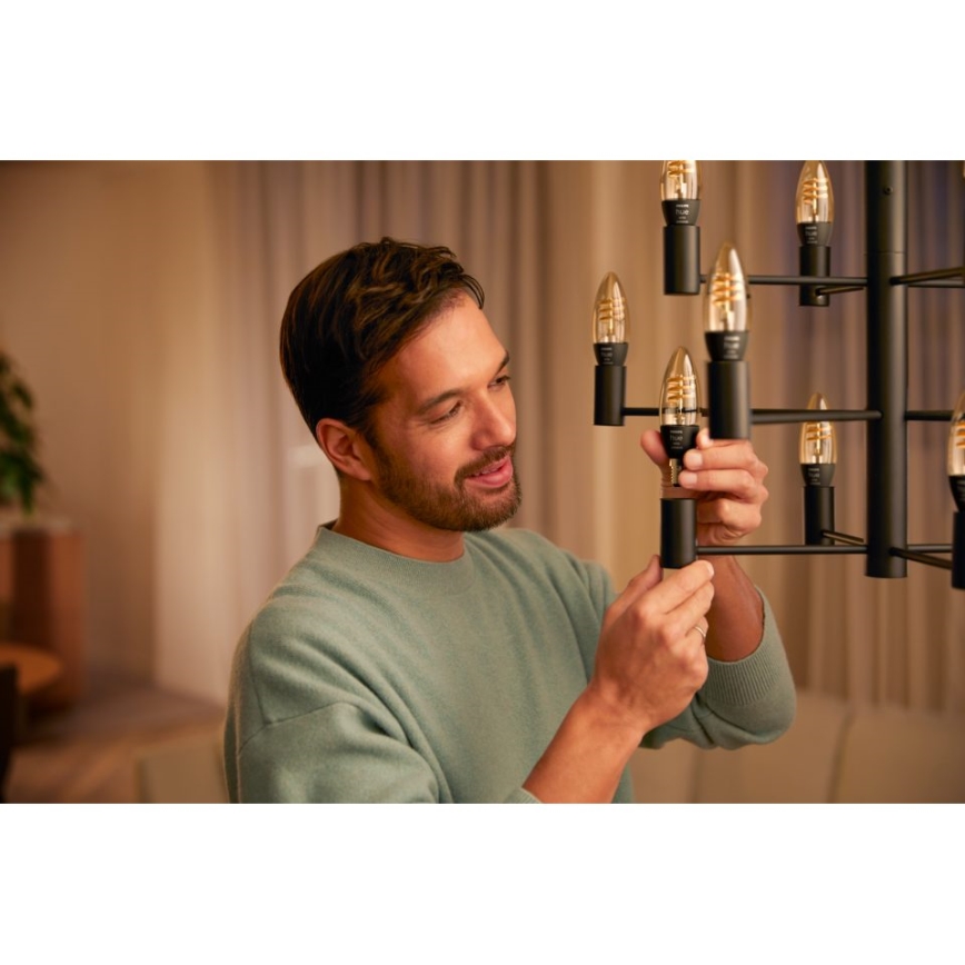 Lâmpada LED Regulável AMBIANÇA BRANCA Philips Hue E14/4,6W/230V 2200-4500K