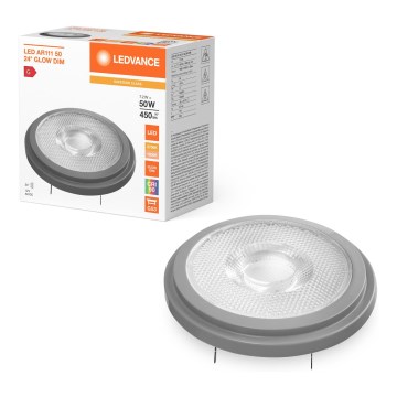 Lâmpada LED regulável AR111 G53/7,2W/12V 1800-2700K 24° IRC 90 - Ledvance