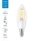 Lâmpada LED Regulável FILAMENT C35 E14/4,9W/230V 2700-6500K CRI 90 Wi-Fi - WiZ