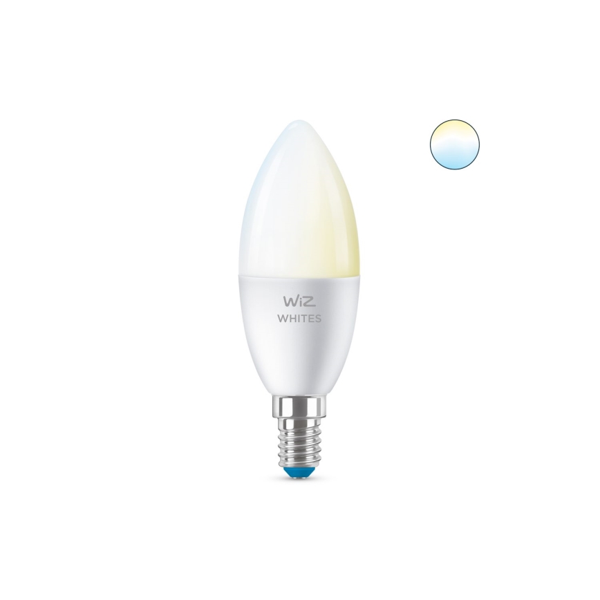 Lâmpada LED regulável C37 E14/4,9W/230V 2700-6500K CRI 90 Wi-Fi - WiZ