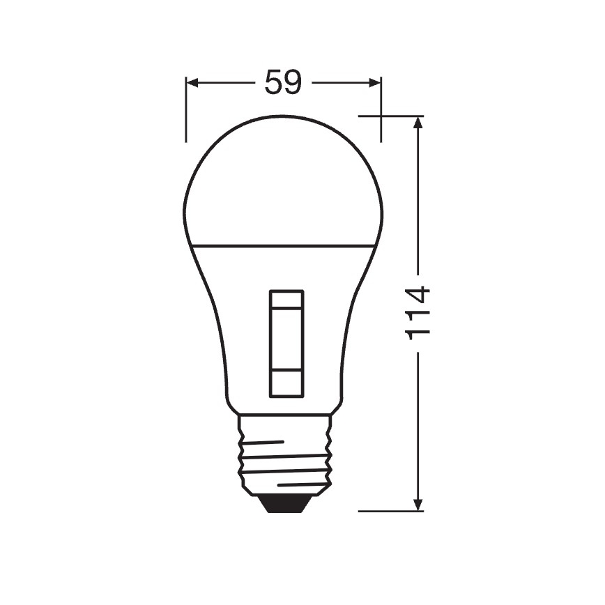 Lâmpada LED regulável CLASSIC A60 E27/13W/230V 2700/3000/4000/6500K - Osram