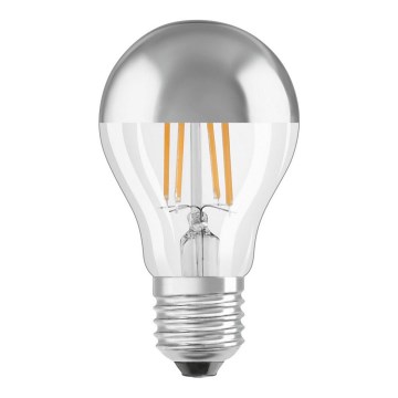 Lâmpada LED regulável com topo espelhado E27/7,5W/230V 2700K - Osram