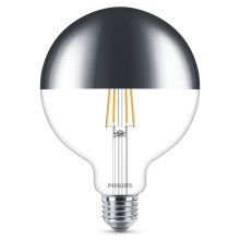 Lâmpada LED regulável com uma tampa esférica espelhada MODERN Philips E27/8W/230V 2700K