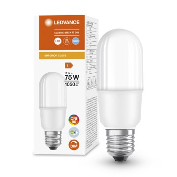 Lâmpada LED regulável E27/11W/230V 6500K IRC 90 - Osram