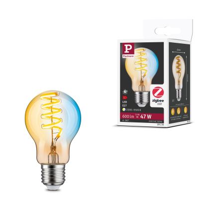 Lâmpada LED regulável FILAMENT E27/7,5W/230V 2200-5500K - Paulmann 29155