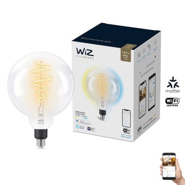 Lâmpada LED Regulável FILAMENT G200 E27/6,5W/230V 2700-6500K CRI 90 Wi-Fi - WiZ