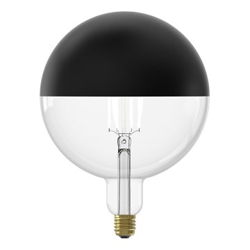 Lâmpada LED regulável FILAMENT G200 E27/6W/230V 1800K preta CRI 90