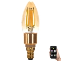 Lâmpada LED Regulável FILAMENTO MESH Smart C35 E14/4,5W/230V 2700-6500K - Aigostar