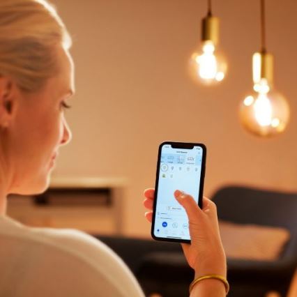 Lâmpada LED Regulável FILAMENT G200 E27/6,5W/230V 2700-6500K CRI 90 Wi-Fi - WiZ