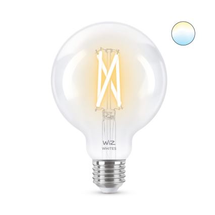 Lâmpada LED Regulável FILAMENT G95 E27/6,7W/230V 2700-6500K CRI 90 Wi-Fi - WiZ