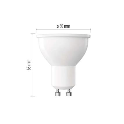 Lâmpada LED regulável MR16 GU10/7W/230V 4000K