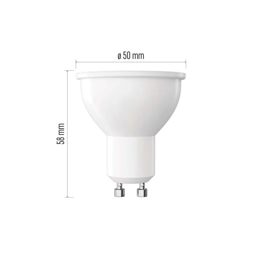 Lâmpada LED regulável MR16 GU10/7W/230V 4000K
