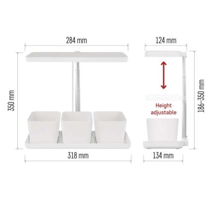 Lâmpada LED regulável para cultivo de plantas de interior GROW LED/7W/5V