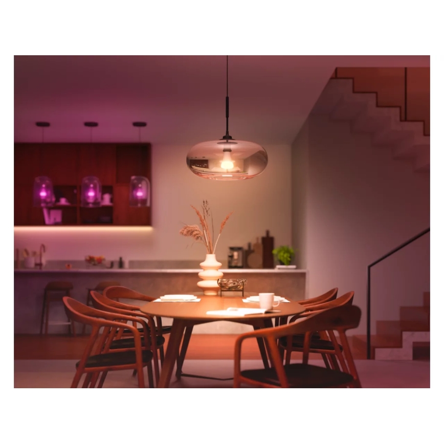 Lâmpada LED regulável Philips Hue WHITE AND COLOR AMBIANCE E27/11,8W/230V 1000-20000K