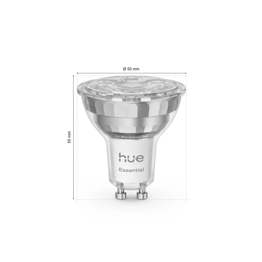 Lâmpada LED regulável Philips Hue White And Color Ambiance Essential GU10/4,7W/230V 2200-6500K