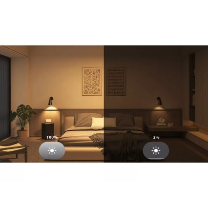 Lâmpada LED regulável Philips Hue WHITE AMBIANCE E27/11,8W/230V 1000-20000K