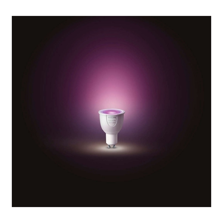 Lâmpada LED dimerizável Philips Hue White And Color Ambiance GU10/4,3W/230V 2000-6500K
