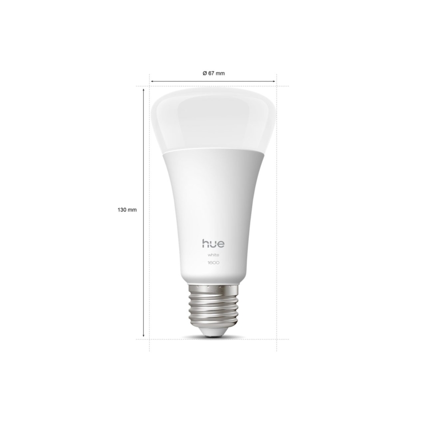 Lâmpada LED regulável Philips Hue WHITE E27/13,5W/230V 2700K