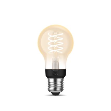 Lâmpada LED regulável Philips Hue WHITE FILAMENT A60 E27/7W/230V 2100K