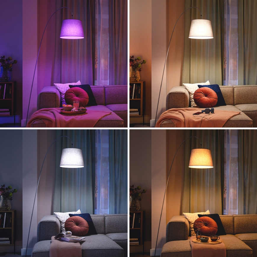 Lâmpada LED RGB dimerizável Philips SMART P45 E14/4,9W/230V 2200-6500K CRI 90