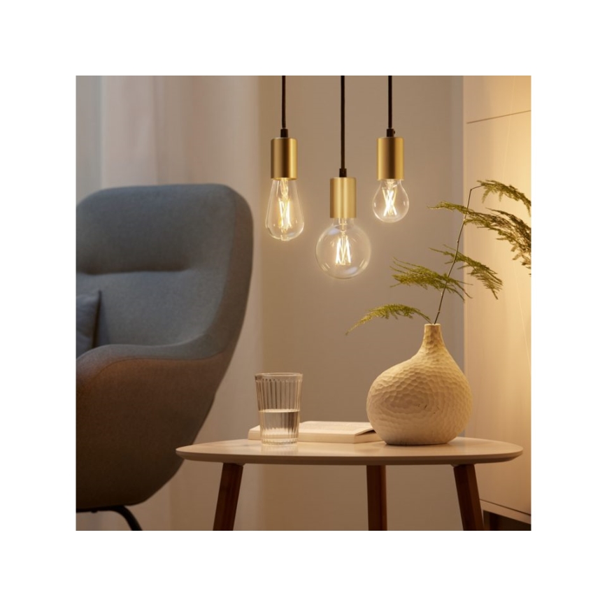 Lâmpada LED regulável FILAMENT ST64 E27/6,7W/230V 2700-6500K CRI 90 Wi-Fi - WiZ