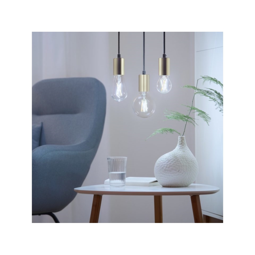 Lâmpada LED regulável FILAMENT ST64 E27/6,7W/230V 2700-6500K CRI 90 Wi-Fi - WiZ