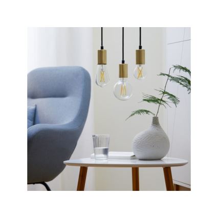 Lâmpada LED regulável FILAMENT ST64 E27/6,7W/230V 2700-6500K CRI 90 Wi-Fi - WiZ