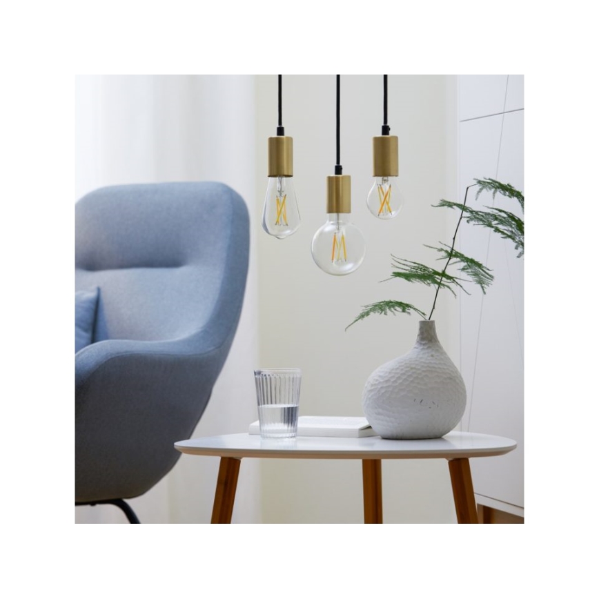 Lâmpada LED regulável FILAMENT ST64 E27/6,7W/230V 2700-6500K CRI 90 Wi-Fi - WiZ