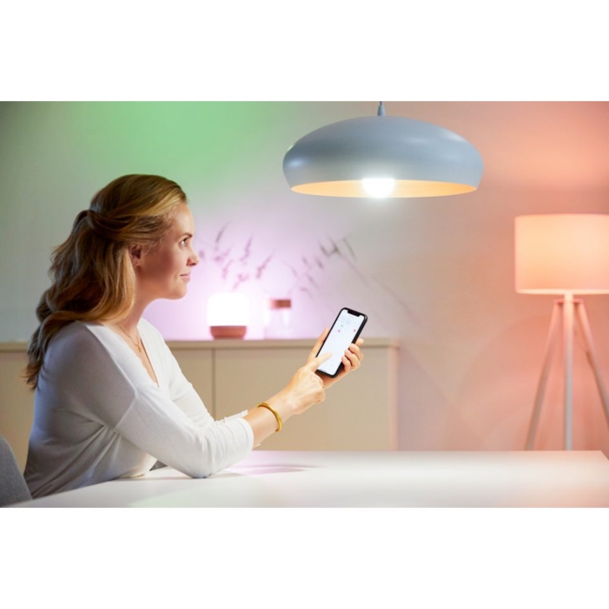 Lâmpada LED regulável FILAMENT ST64 E27/6,7W/230V 2700-6500K CRI 90 Wi-Fi - WiZ