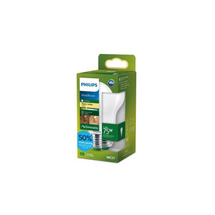 Lâmpada LED regulável ULTRAEFFICIENT Philips A60 E27/5,2W/230V 2700K
